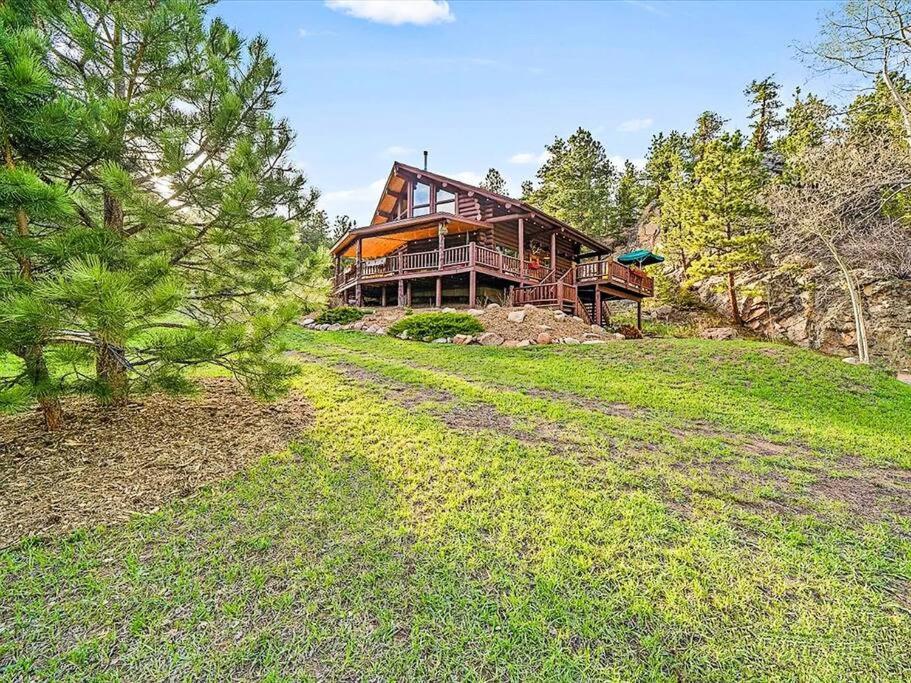 הוילה ליונס Classic Log Cabin Near Rocky Mountain National Park And Near Skiing מראה חיצוני תמונה